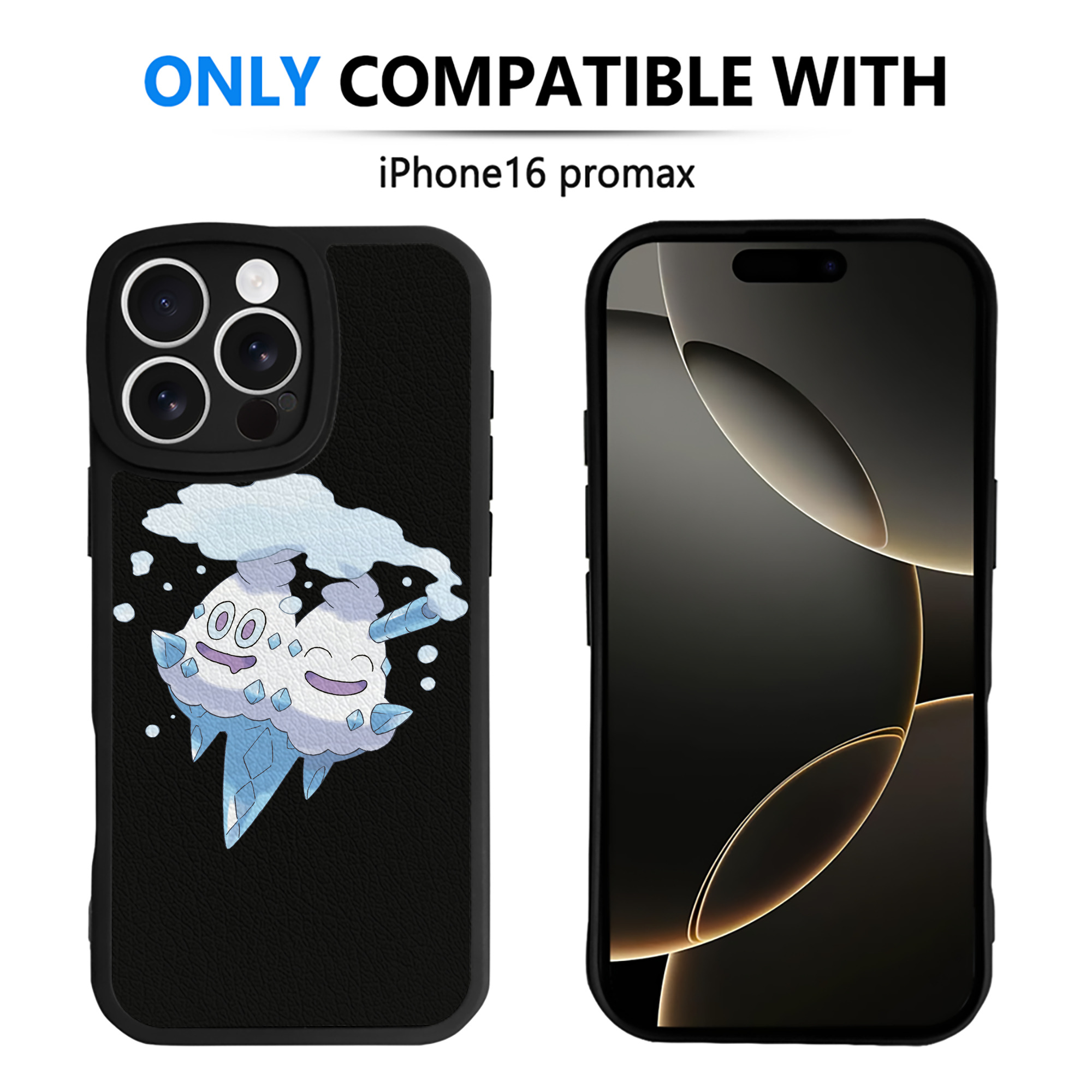 （画像用） ポケットモンスター Pokémon 【iPhone 16シリーズ対応】シリコンスマホケース（レザー調） 材質：シリコン
